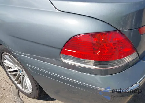 2004 BMW 745I из США, поврежденный, VIN WBAGL63444DP71192